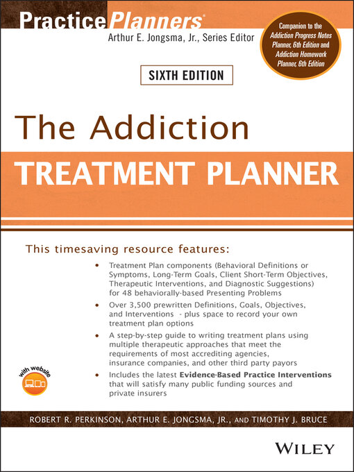 Title details for The Addiction Treatment Planner by Arthur E. Jongsma, Jr. - Wait list